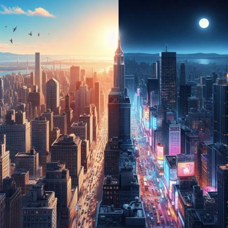 coexistence of day and night
