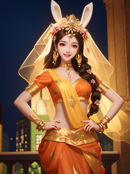 王者荣耀_公孙离_玉兔公主_Honor of kings_Gongsun Li