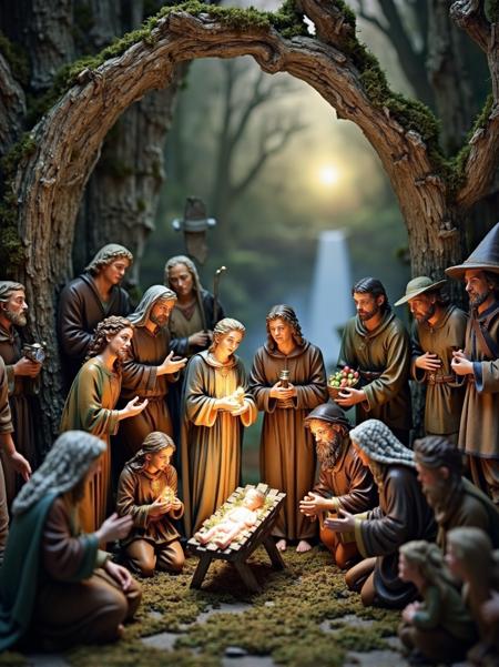 PRESEPE - Nativity Figurine/Diorama Style for FLUX