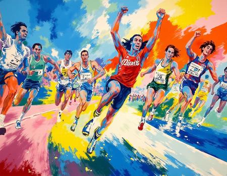 Leroy Neiman Style