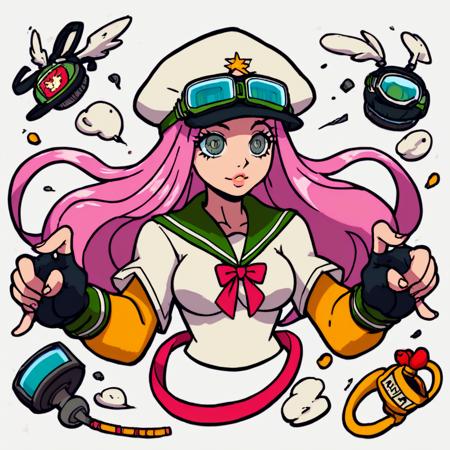 Character graffiti Pony (Bomb rush cyberfunk)