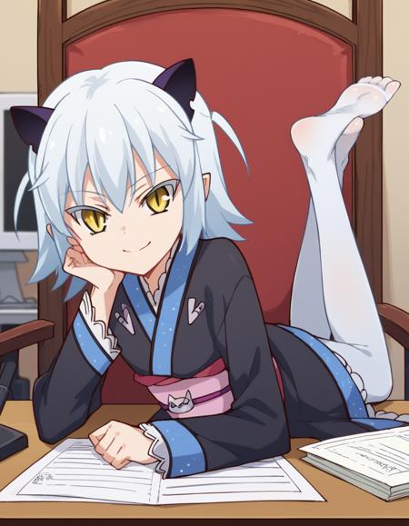 Shiroyasha (白夜叉) - Problem Children Are Coming from Another World, Aren't They? (Mondaiji-tachi ga Isekai kara Kuru Sou desu yo?) (問題児たちが異世界から来るそうですよ?)版本anime s1 (ID: 1063289)