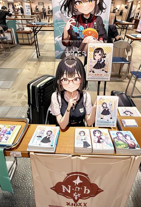 同人誌即売会 / Doujinshi convention SDXL