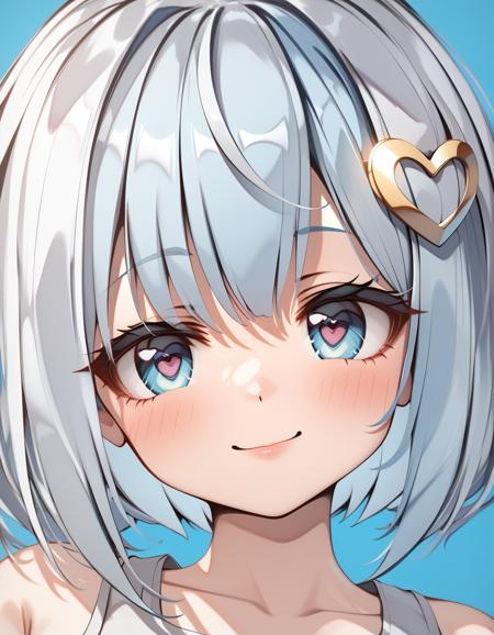 heart ring hair ornament：ハート型リングのヘアピンSDXL