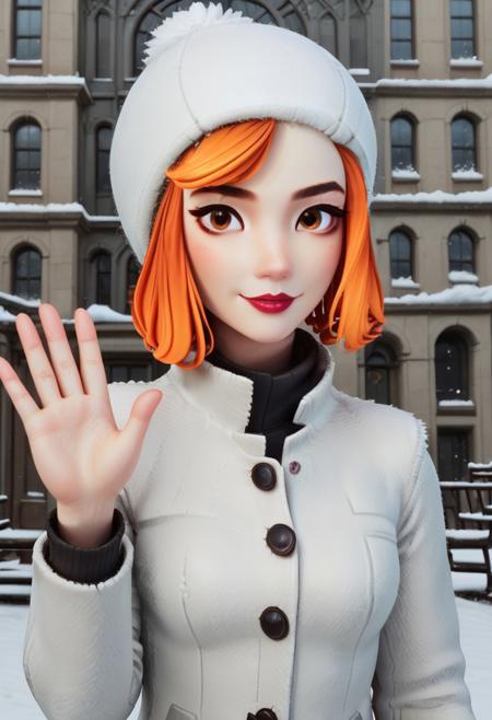Beth Harmon from The Queen's Gambit video game
