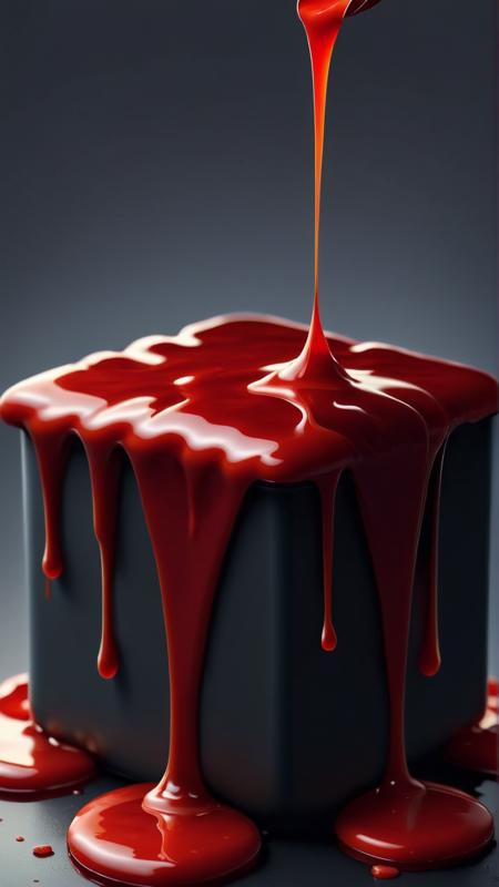 Melted Cheese On Top Style SDXL - Color Customizable Gooey Liquids