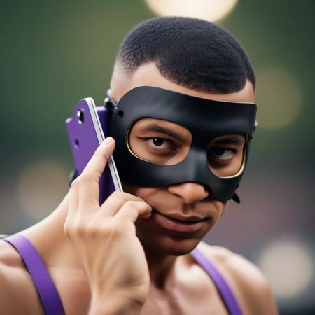 Masked M'bappé - SDXL
