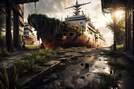 Old Time Post Apocalyptic Enviroment