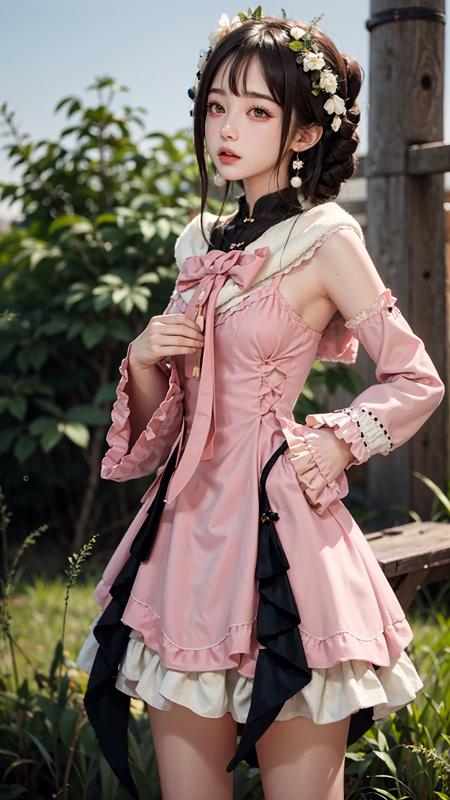 【卯华】Dress NO.21 Pink Dress