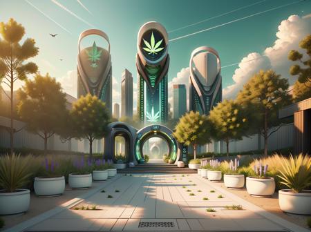 420 Futurism LoRA [SD+XL+Pony]
