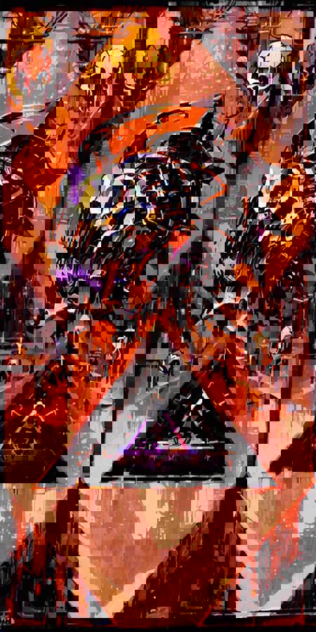 Cyberpunk 2077 Tarot card 512x1024