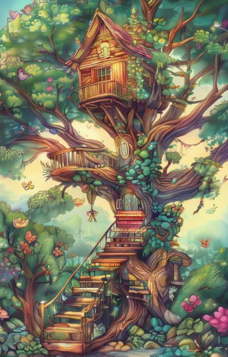 style of treehouse [SDXL] 433