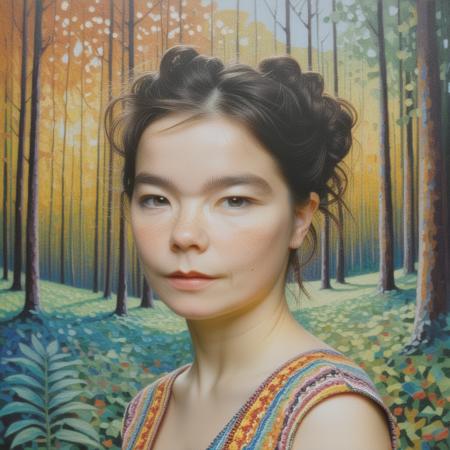 Young Bjork (SDXL - Flux D)