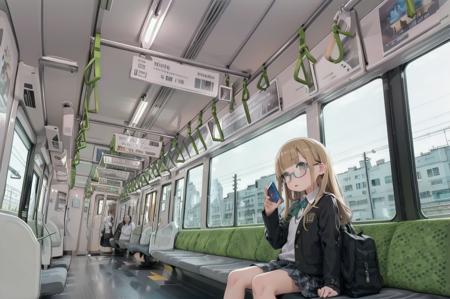 JR East E235 series / train interior