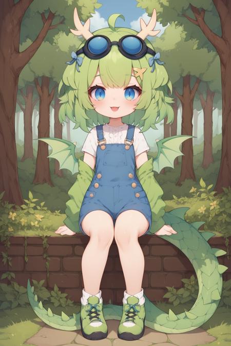 Dragon Girl (Model Public VTuber) - Comission LoRA PonyXL