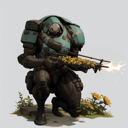 Grineer trooper(Warframe) Loha