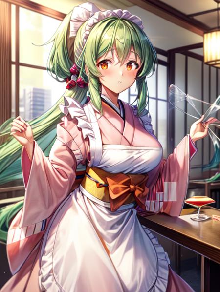 Character Change (♀) - Japanese Maid (和風メイド) - A Mix of Cultures!