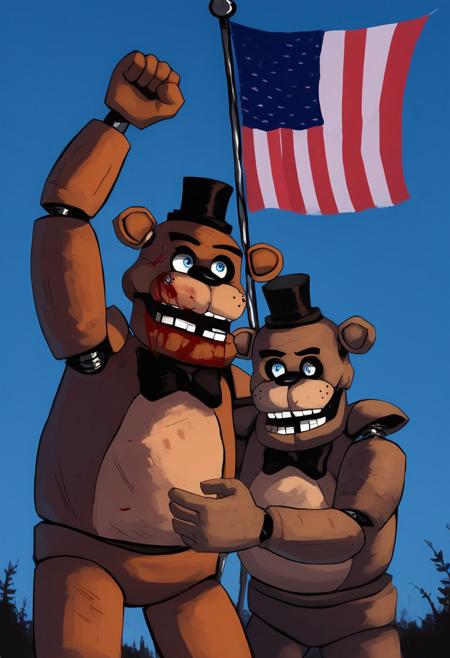PonyXL + Illustrious Freddy Fazbear FNAF / Five Nights at Freddy's