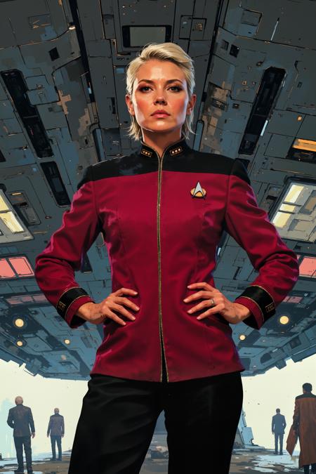 Star Trek TNG uniforms (5 variants) (Flux)