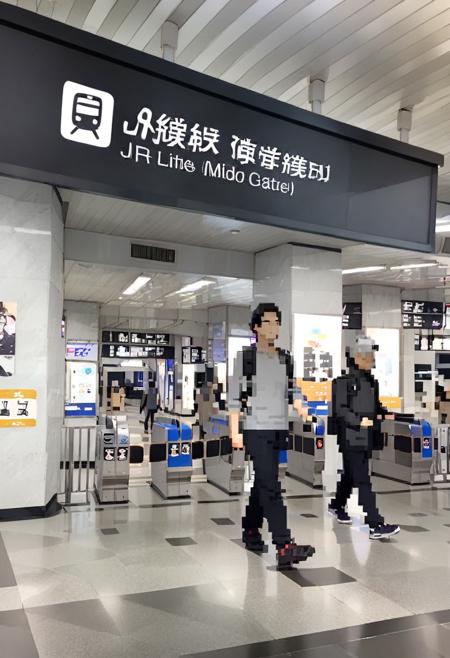 JR大阪駅御堂筋口 Midosuji Exit of JR Osaka Station SDXL