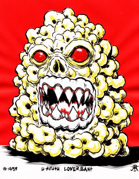 Ink monsters by Kim Diaz Holm