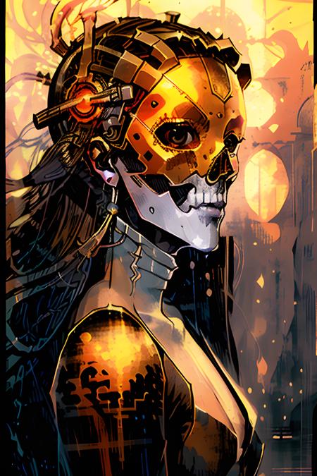 Cyberpunk 2077 Tarot card 512x1024