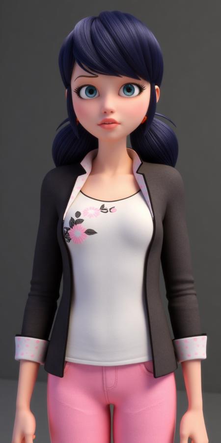 Marinette Dupain-Cheng, Ladybug, Miraculous. Different models and attires.