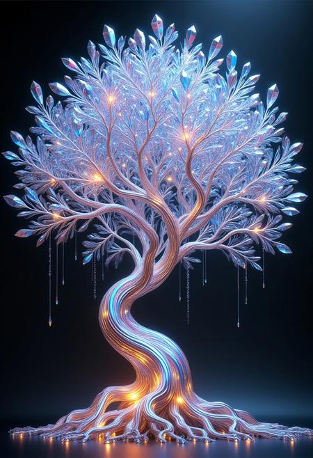 Prismatic Crystal World Morph for Flux