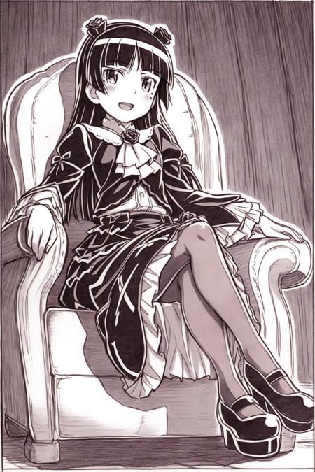 [illustrious XL] Sakino Shingetsu/さきの新月  传统黑白手绘画风- Artist Style