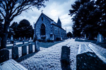 Edob Church Cemetery Creepy Night