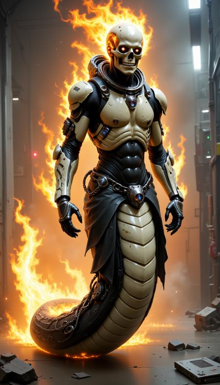 Naga - Creature Concept - FLUX