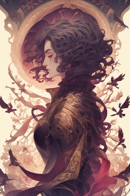 Anime Tarot effect of a complex armor - tangbohu 33