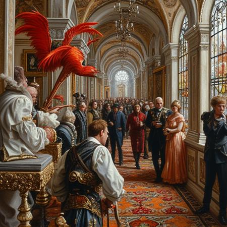 style of Michael Cheval [FLUX] 129
