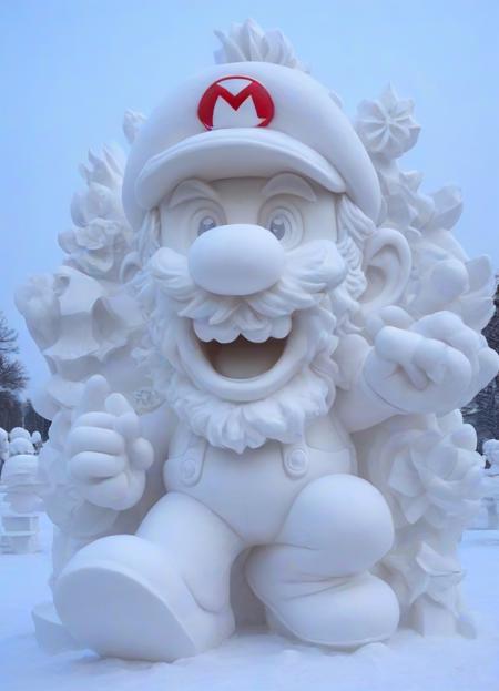 PE Snow Sculpture [Style]