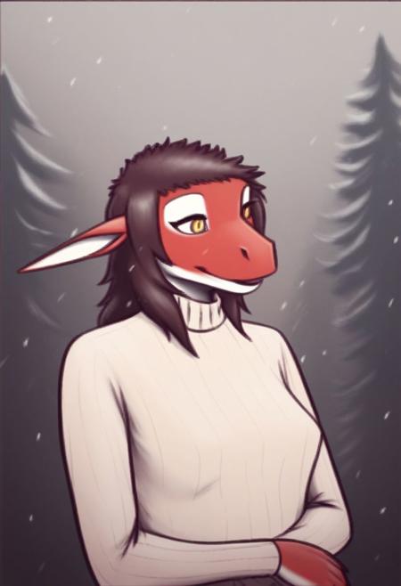 Red (Glopossum) [PonyXL]