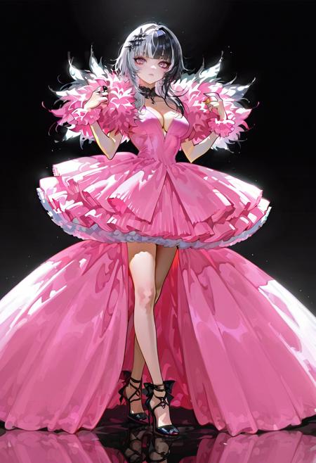 Pink Tulle Dress