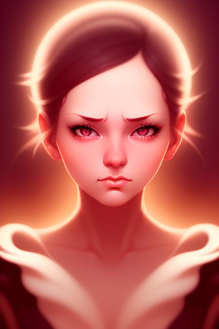 frowning