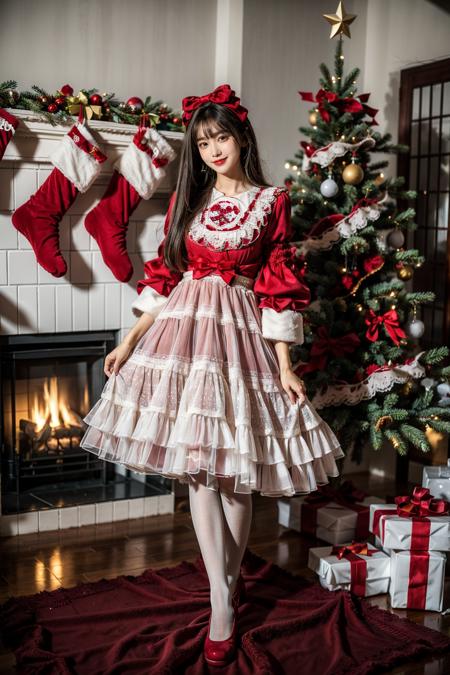 [Realistic] Christmas dress | 圣诞小裙几