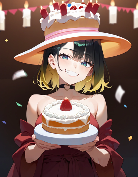 Cake Hat SDXL (Animagine + Pony)
