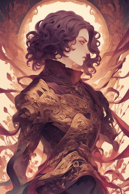 Anime Tarot effect of a complex armor - tangbohu 33