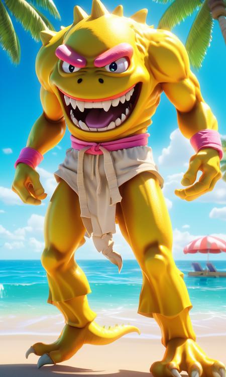 Monster Codex-XingTian | 怪物志-百鬼-刑天