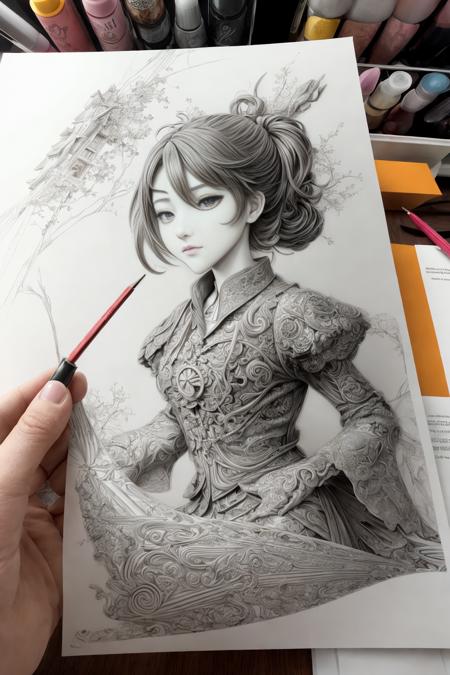 Very High Quality Handmade Drawing Generator Concept