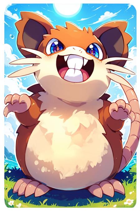 Raticate: Hyper Fang Pokémon | ラッタ (Pokedex #0020) [Pony]