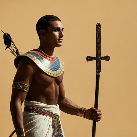 Egyptian mythology cinematic style XL + F1D