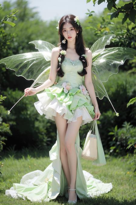 JAY - GREEN BUTTERFLY DRESS