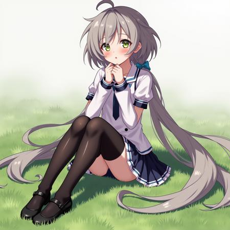 黑白连衣裙洛天依（Luo Tianyi with white and black dress）