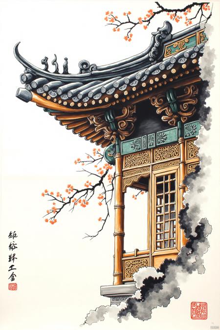 OB国风绘卷 Chinese style scroll painting