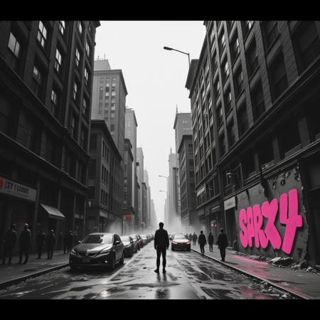 Grayscale Color Pop Style/Concept Blend - Flux