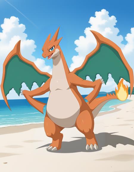 Mega Charizard Y / Z - Pocketown (Pokemon) - SDXL(Pony)版本v1_pindigoxl (ID: 1059543)