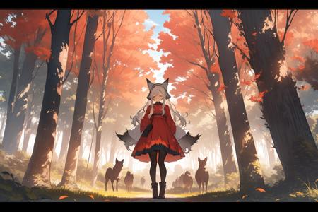 [LoRa] Birch Light / シラカバの光 / 白樺樹之光 Concept (With multires noise version)